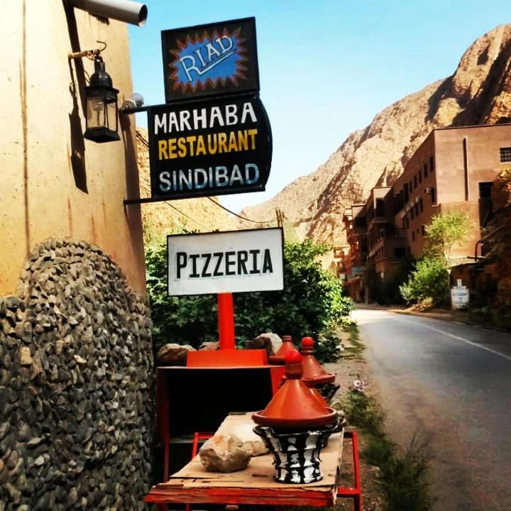 Hotel Riad Pizzeria Marhaba Akhendachou n'Ait Ouffi Zewnętrze zdjęcie